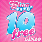 Use the Magic Word for £10 Free at Gina Bingo  Use the Magic Word for £10 Free at Gina Bingo
