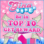 Top 10 players get rewarded each month at Gina Bingo Top 10 players get rewarded each month at Gina Bingo