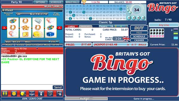 Britains Got Bingo Lobby